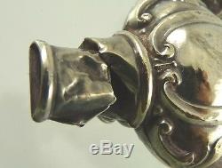 Mother Of Pearl & Sterling Victorian Baby Rattle By C&n Birmingham 1925 As Found