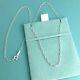 New Tiffany & Co 18 Sterling Silver Oval Link Chain Necklace
