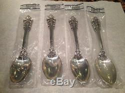 New Package Rare 7 Wallace Grand Grande Baroque Sterling Oval Soup Spoon Table