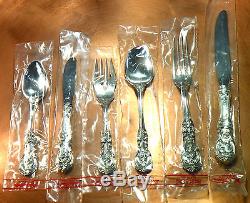 New Perfect Reed Barton Francis I 1st Sterling Silver 6 PC Place Setting 1940
