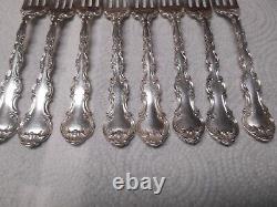 Nice Set of 4 Gorham Sterling Silver Strasbourg pattern 7 Forks NO MONO