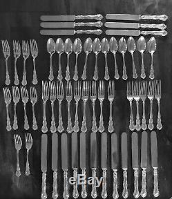 Old Atlanta by Wallace Sterling Silver Flatware 54 pieces