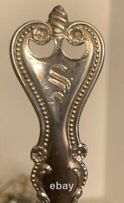 Old Colonial by Towle Sterling Silver Preserve Spoon with monogram'S' 8 3/4 L