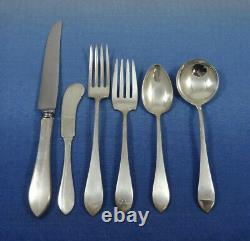Old Colony by Watson Sterling Silver Flatware Set Service 47 Pieces Pointed End