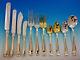 Old French By Gorham Sterling Silver Flatware Set For 12 Service 134 Pcs Dinner