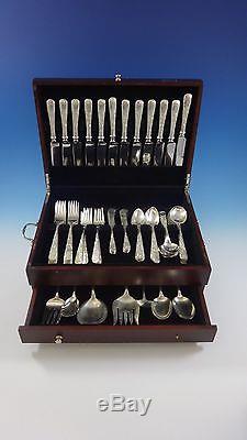 Old Maryland Engraved by Kirk Sterling Silver Flatware Set 12 Service 80 Pieces
