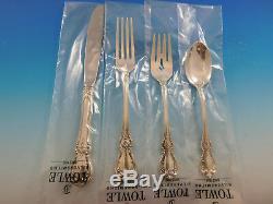 Old Master Towle by Sterling Silver Flatware Set for 8 Service 32 Pieces New