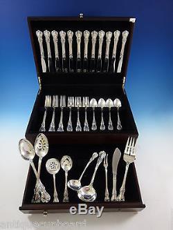 Old Master by Towle Sterling Silver Flatware Set For 12 Service 56 Pieces
