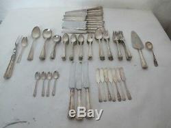 Ornate Tiffany & Company Winthrop Sterling Silver Flatware Set With 81 Pieces