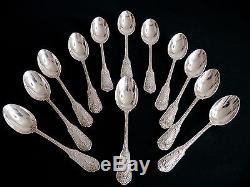 PUIFORCAT Cherub Angel Antique French Sterling Silver Coffee spoons Flatware Set
