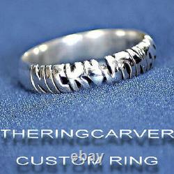 Personalized Sterling Silver Name Ring / Promise ring