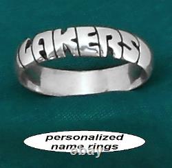 Personalized Sterling Silver Name Ring / Promise ring
