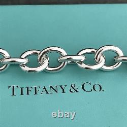 Please Return to Tiffany & Co Sterling Silver Heart Tag Charm Bracelet