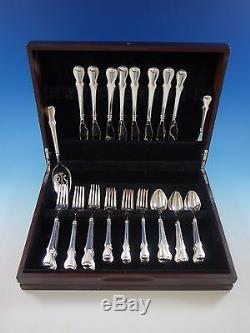 Plymouth Colony by Wallace Sterling Silver Flatware Set for 8 Service 34 Pieces