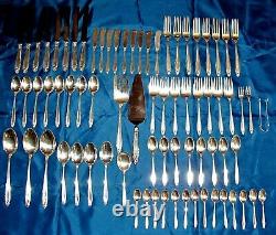 Prelude by International sterling silver flatware for 8 76 pc. $1800+ Scrap