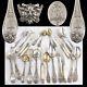 Puiforcat Antique French Sterling Silver Luncheon Flatware Set Mascaron Satyrs