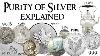 Purity Of Silver Explained 35 40 90 925 95 8 999 Pure Silver 9999 And More