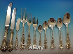 Queens by Birks Canada Sterling Silver Flatware Set Service 115 Pieces Dinner