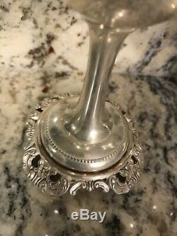 RARE WALLACE GRAND BAROQUE STERLING SILVER Pair Goblets Great Condition