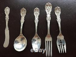 REED AND BARTON FRANCIS 1ST STERLING FLATWARE SET 87Pieces Old Mark MAGNIFICENT