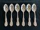 Reed & Barton Francis I 1st Sterling Silver 6 Slotted Serving Spoons 8 3/8