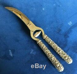 REPOUSSE by Kirk Stieff Sterling Silver Poultry Shears No Monogram