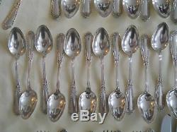 RODEN BROS STERLING FLATWARE 82 PC SET with CHEST