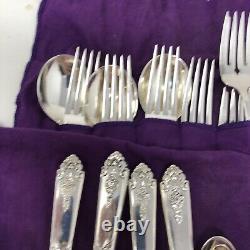 ROYAL CREST PROMISE STERLING SILVER FLATWARE LOT OF 23 pieces