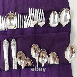 ROYAL CREST PROMISE STERLING SILVER FLATWARE LOT OF 23 pieces