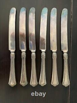 R Wallace Sterling Silver French Knife set with Box