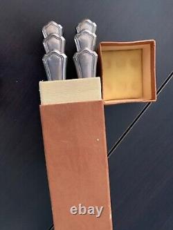 R Wallace Sterling Silver French Knife set with Box