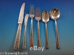 Rambler Rose by Towle Sterling Silver Flatware Set For 8 Service 52 Pieces