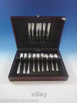 Rambler Rose by Towle Sterling Silver Flatware Set Service 24 Pieces