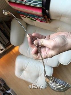 Rare 1760/70s Georgian British Onslow Sterling Silver Punch Or Soup Ladle By TE