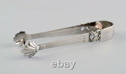 Rare Georg Jensen Acorn ice tong in sterling silver
