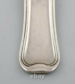 Rare Georg Jensen Old Danish fish knife in sterling silver. Ten pieces