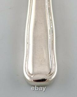 Rare Georg Jensen Old Danish fruit knife in sterling silver. Four pieces