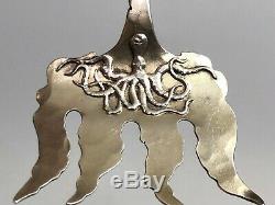 Rare George Shiebler Sterling Silver Octopus Figureal Sardine Fork C. 1880 2551