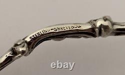 Rare Shreve Sterling Silver 10 Unusual Casr Figural 3-d Woman Serving Fork 1900