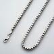 Real Solid 925 Sterling Silver Box Chain 1-3mm Necklace Men Ladies 18-30 Italy