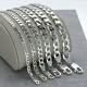 Real Solid 925 Sterling Silver Cuban Mens Boys Chain Bracelet Or Necklace