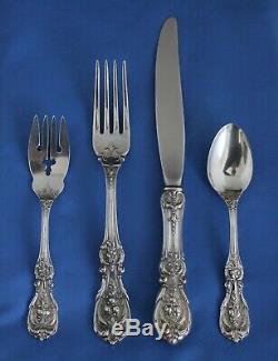 Reed & Barton Francis I Sterling 4 Piece Place Setting 7 3/4 Fork 9 1/4 Knife