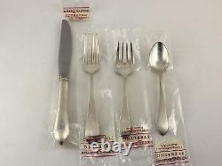 Reed & Barton Pointed Antique Sterling Silver 4 Piece Place Setting(s) New