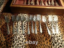Reed & Barton Sterling Silver Hawthorne 82 Piece Serving Set with Case
