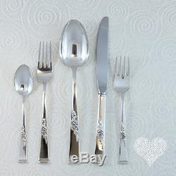 Reed and Barton CLASSIC ROSE Vintage Sterling Silver Flatware Set 188-2