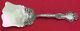 Regent By Durgin Sterling Silver Waffle Server Bright-cut 9 1/8 Antique