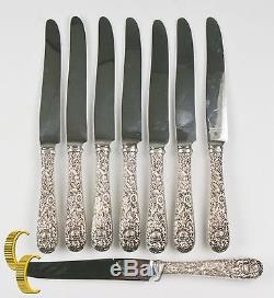 Repousse By S. Kirk & Son Sterling Silver Beautiful Flatware Set of 64 Pieces
