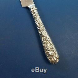Repousse by Kirk Sterling Silver Wedding Cake Knife Custom Made
