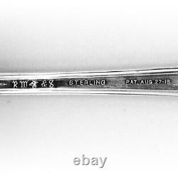 Rheims 6 Cocktail Forks Set Wallace Sterling Silver 1918 No Mono