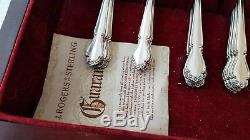 Rogers Wedding Bells Sterling Silver Flatware. 72 pieces. Service for 12
